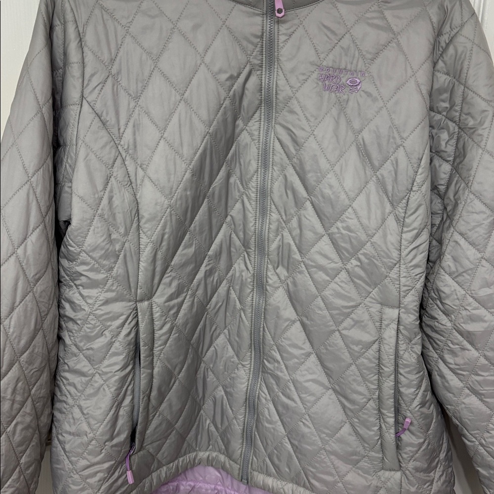 Mountain Hard Wear Women's Lightweight Gray Quilted Jacket Size XL - Picture 3 of 7